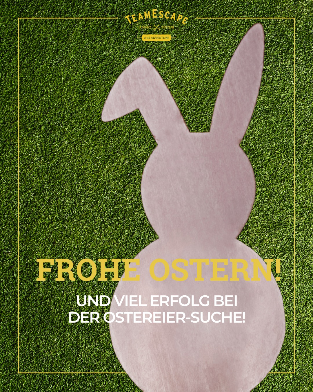 Die #Ostereier-Suche ist ein bisschen wie im Escape Room: Ihr begebt Euch auf die Suche nach zahlreichen kleinen Hinweisen und Details, um am Ende zum Ziel zu gelangen...
Wir wünschen Euch frohe #Ostern und einen fleißigen Osterhasen! 🐰
#TeamEscape #escapeGame #EscapeRoom #Ostereiersuche #Ostern2025 #FroheOstern